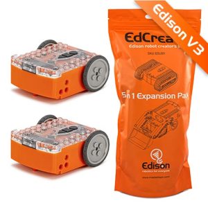 EdSTEM Pack – 2 Edison robots and EdCreate kit